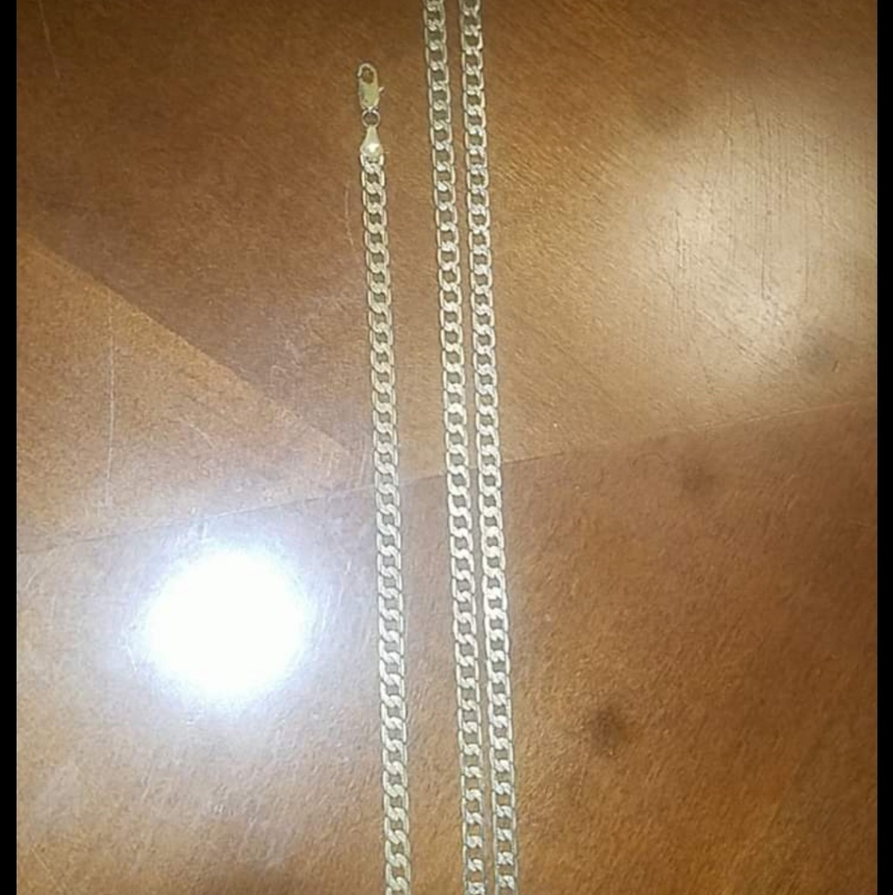 Gold plated chains braclet necklace